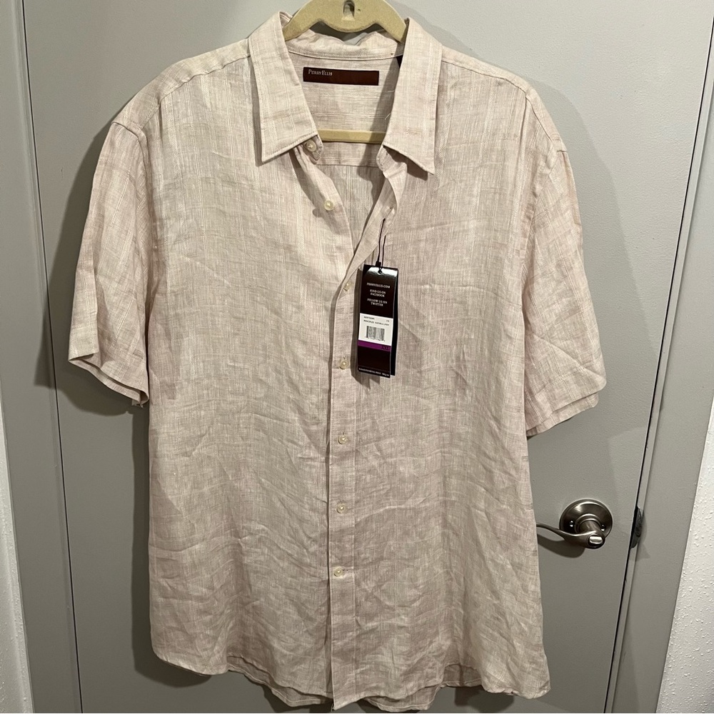 NEW Linen and Cotton Buttonup Top